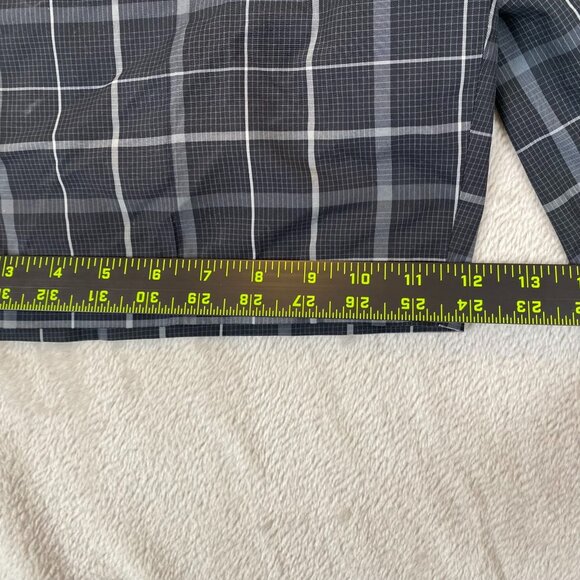 PGA Tour Mens Golf Shorts Size 36 Black & Gray Plaid Polyester Lightweight & Com - Picture 4 of 10